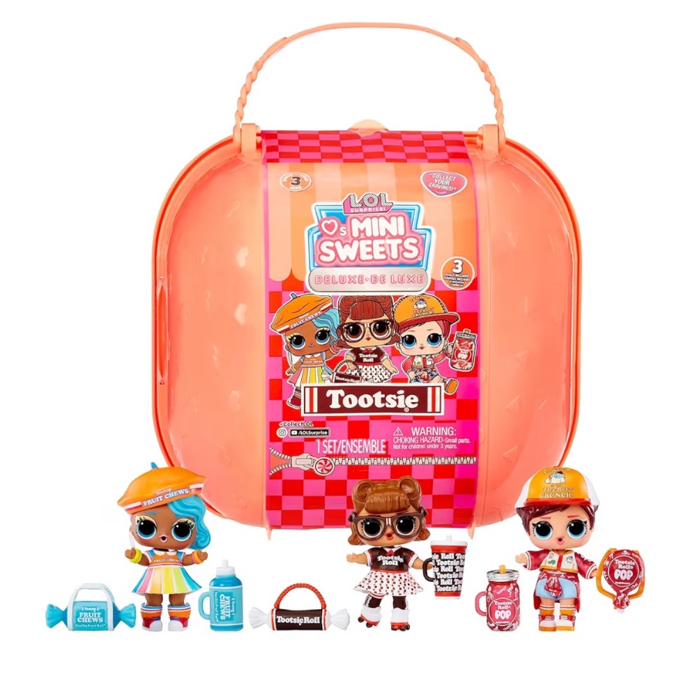 NEW L.O.L. Surprise! Loves Mini Sweets S3 Deluxe- Tootsie- with 3 Dolls